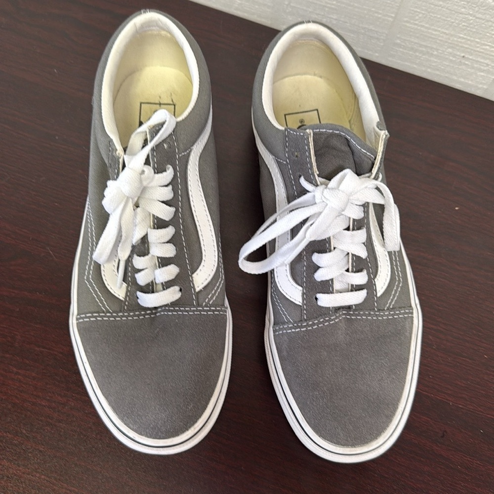 Vans unisex Gray Canvas Sneakers - Picture 5 of 6